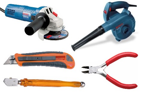 Blower, cutter, drill, Tools